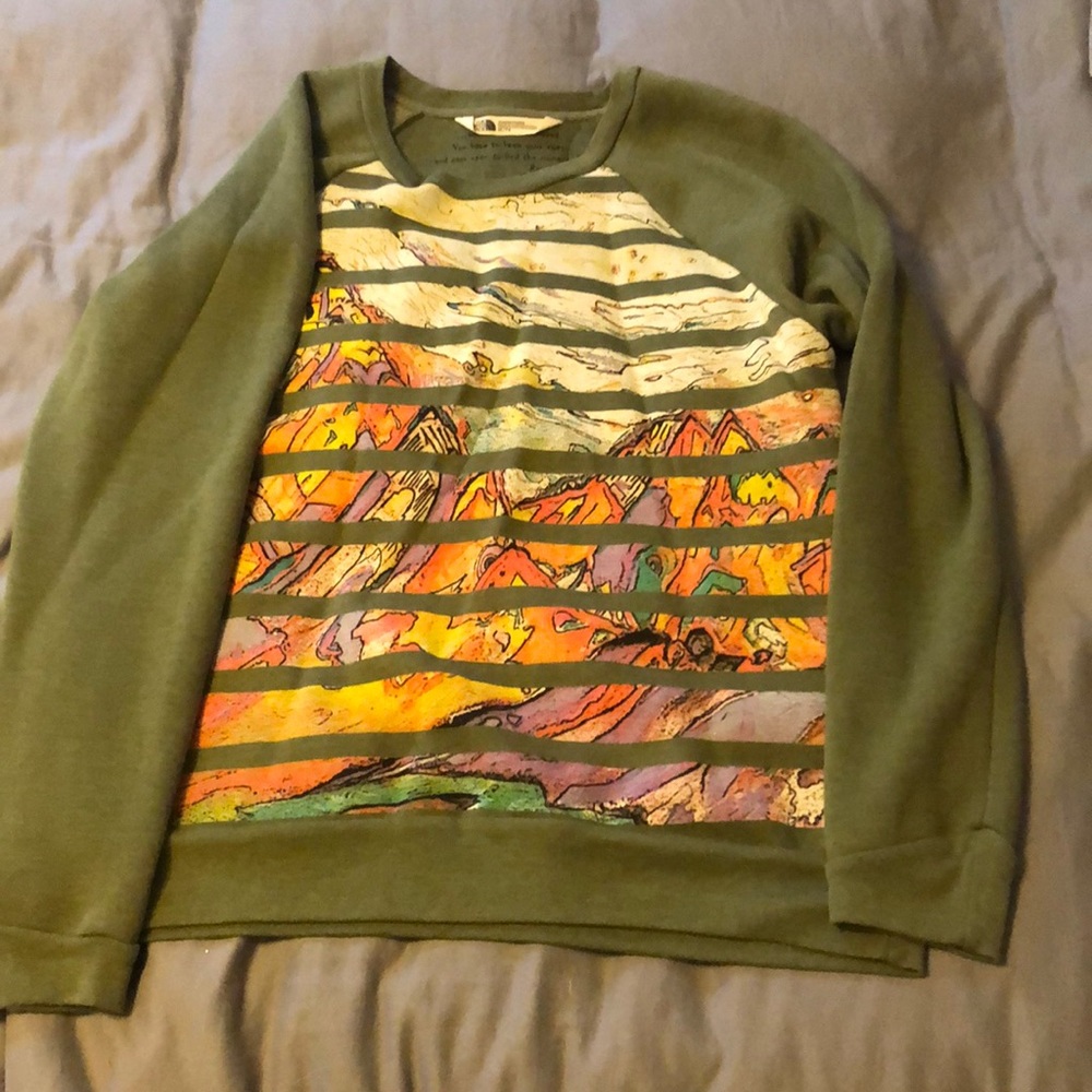 North face sweat shirt